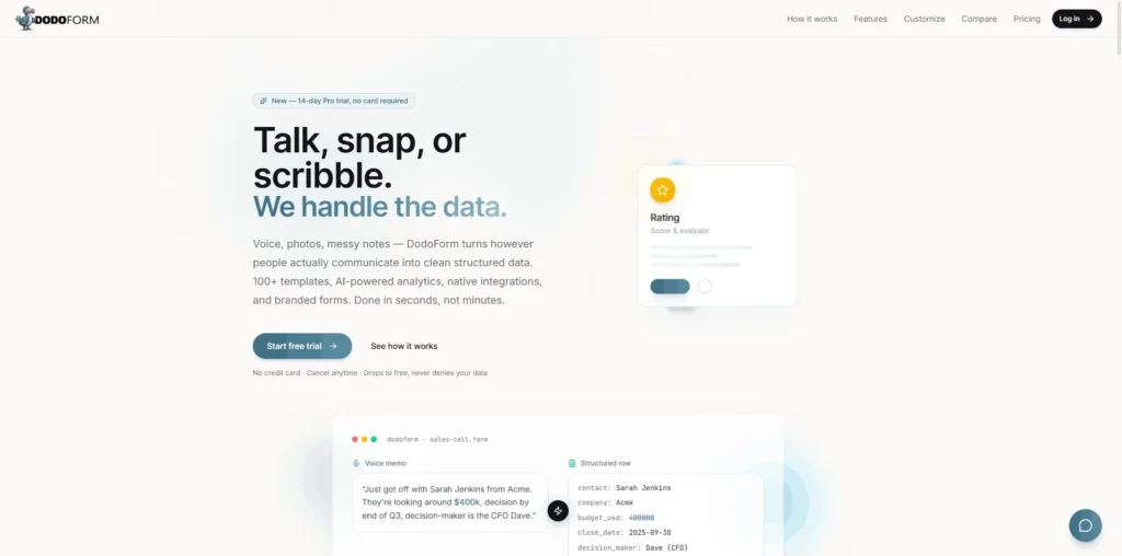DodoForm lifetime access