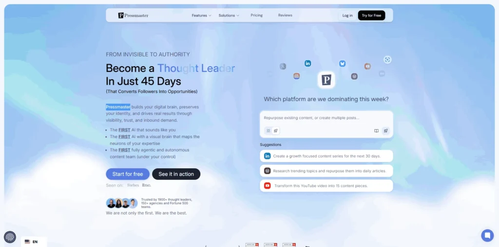 Pressmaster lifetime access
