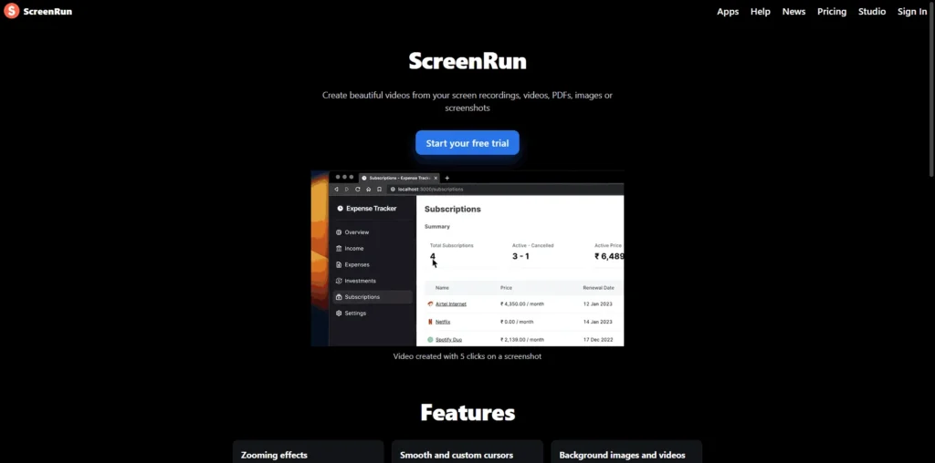 ScreenRun lifetime access