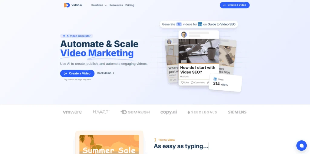 Vidon AI lifetime access