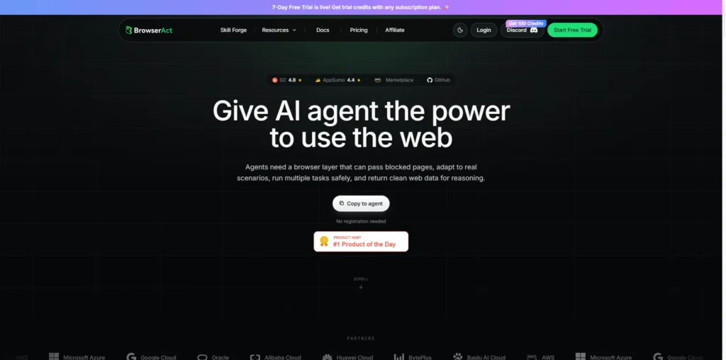 BrowserAct lifetime access