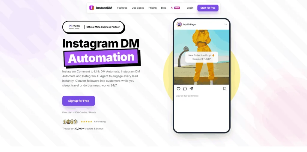 InstantDM lifetime access