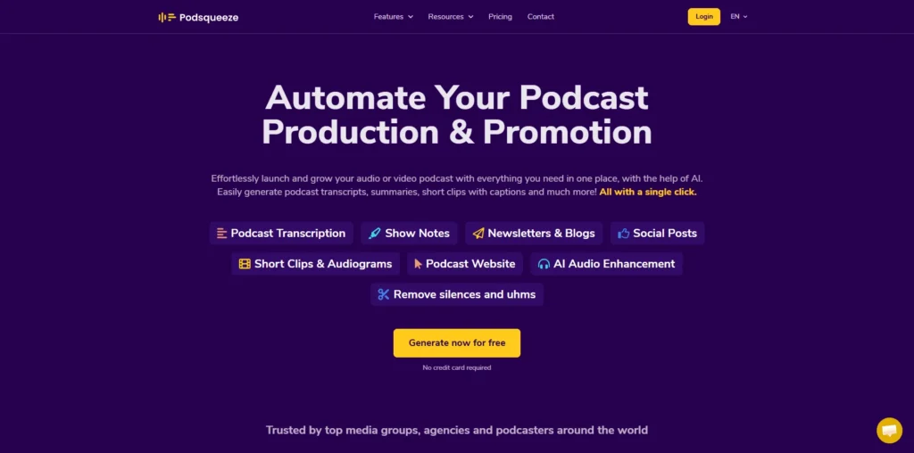 Podsqueeze lifetime access