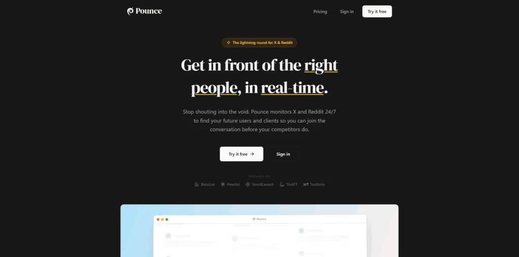 Pounce lifetime access