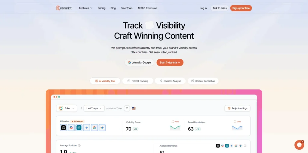 Radarkit lifetime access