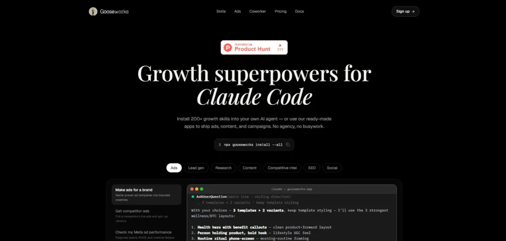Gooseworks lifetime access