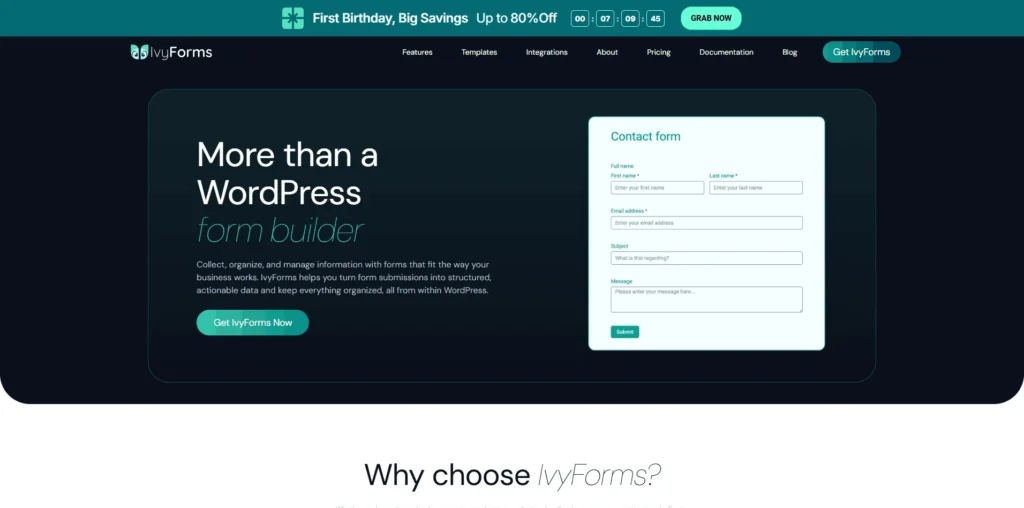 IvyForms lifetime access