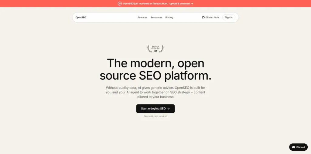 OpenSEO lifetime access