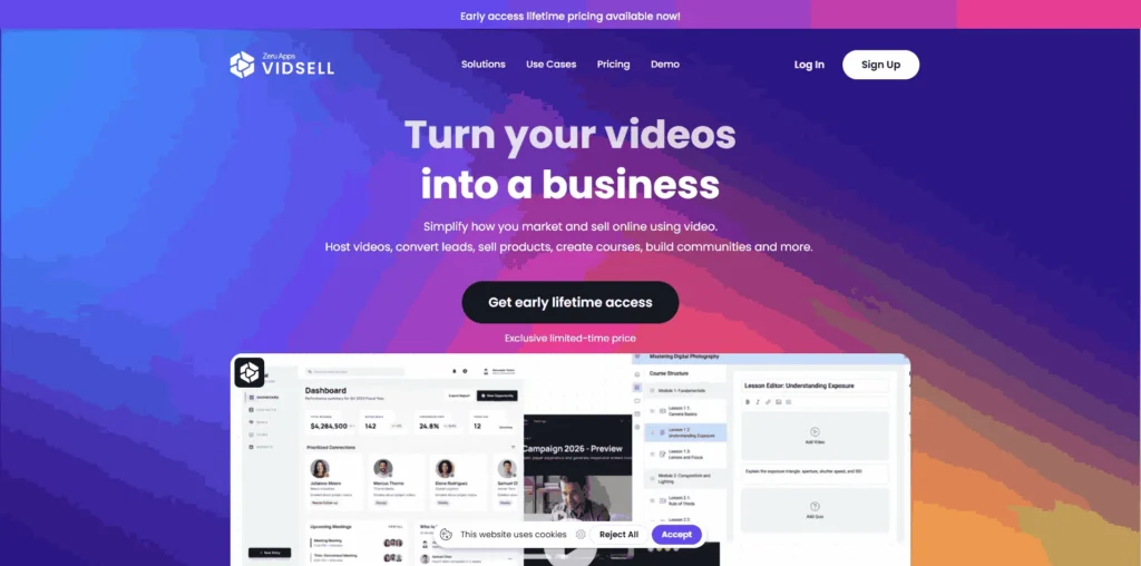 VidSell lifetime access