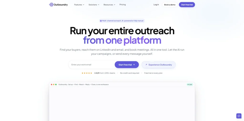 Outboundry lifetime access