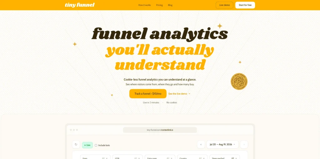Tiny Funnel lifetime access