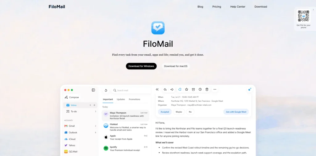 FiloMail lifetime access
