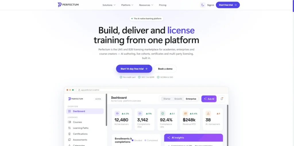 Perfectum lifetime access